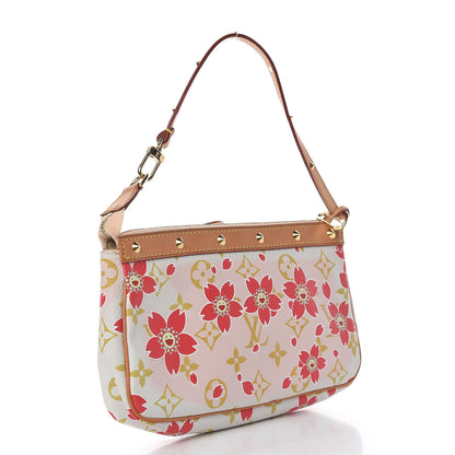 Louis Vuitton Monogram Cherry Blossom Pochette Accessories Red 3 of 14