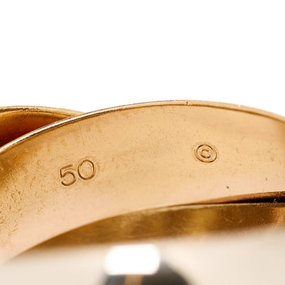 Cartier 18K Pink Yellow White Gold Large Trinity Ring 50 5.25 7 of 7