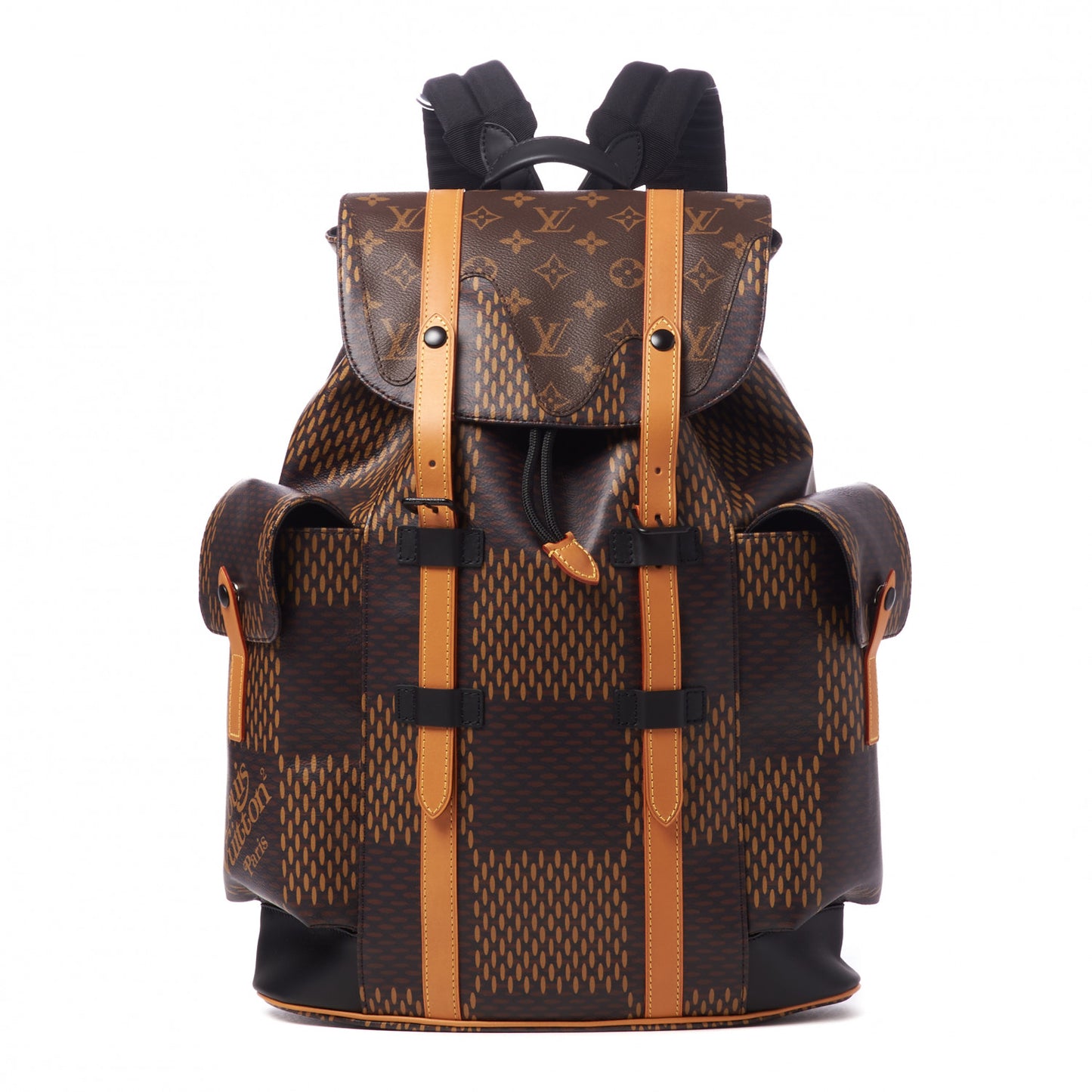 X NIGO Giant Damier Ebene Monogram Christopher PM Backpack