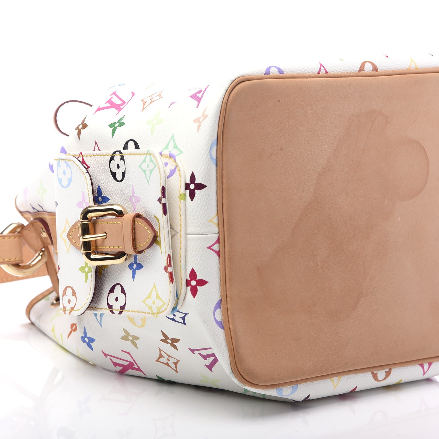 Monogram Multicolor Petit Noe White