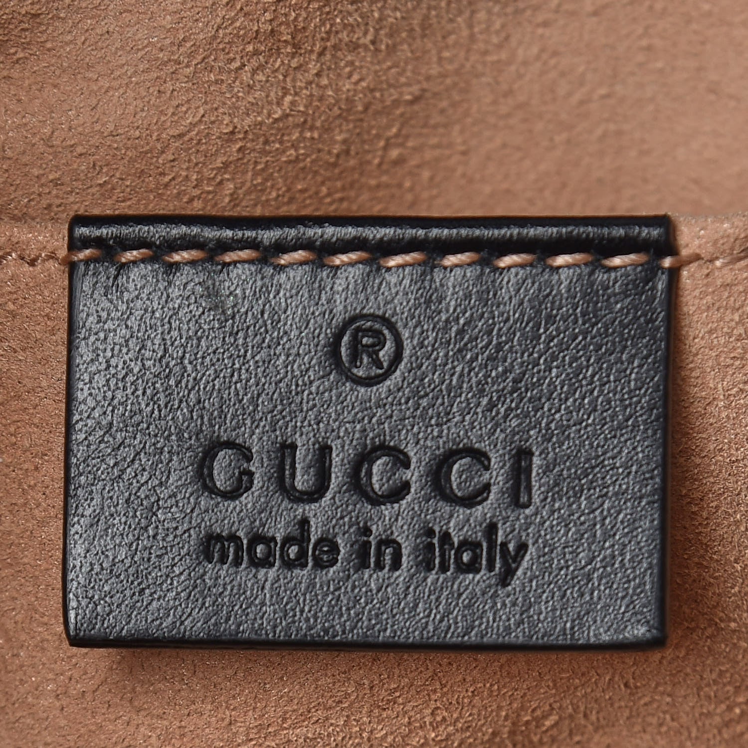Gucci Calfskin Matelasse Mini GG Marmont Shoulder Bag Black 8 of 10