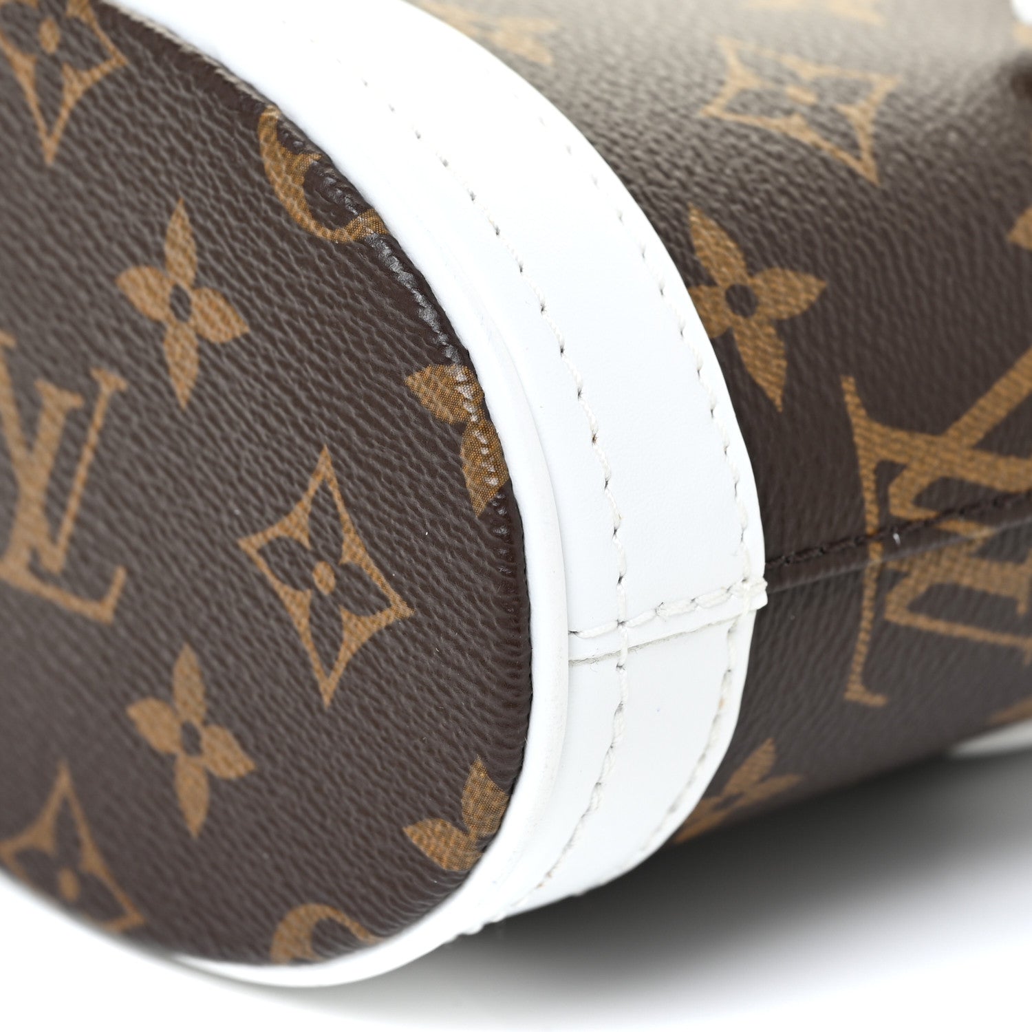 Louis Vuitton Monogram LV Match Nano Bucket Bag White 11 of 12