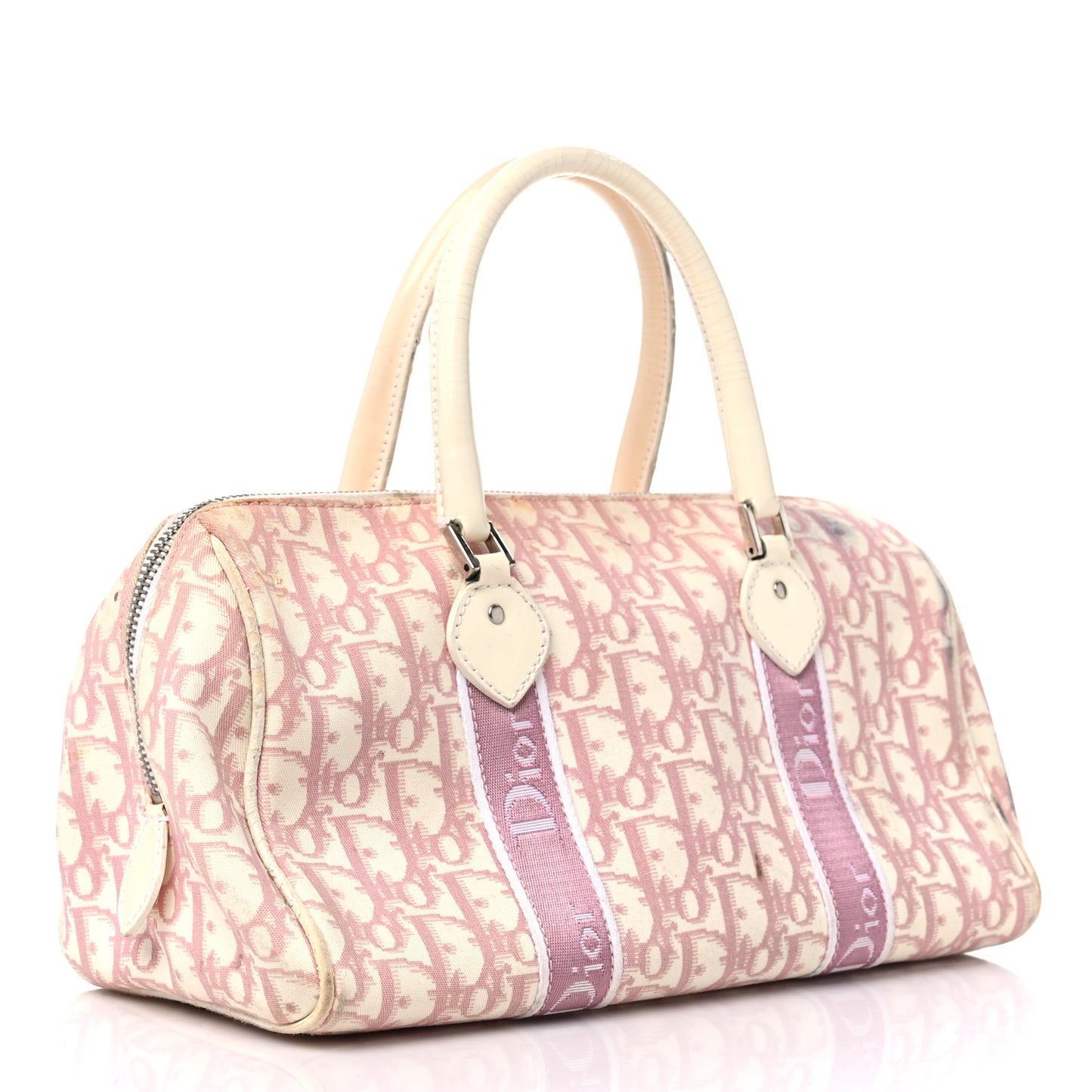 Monogram Girly Boston Pink