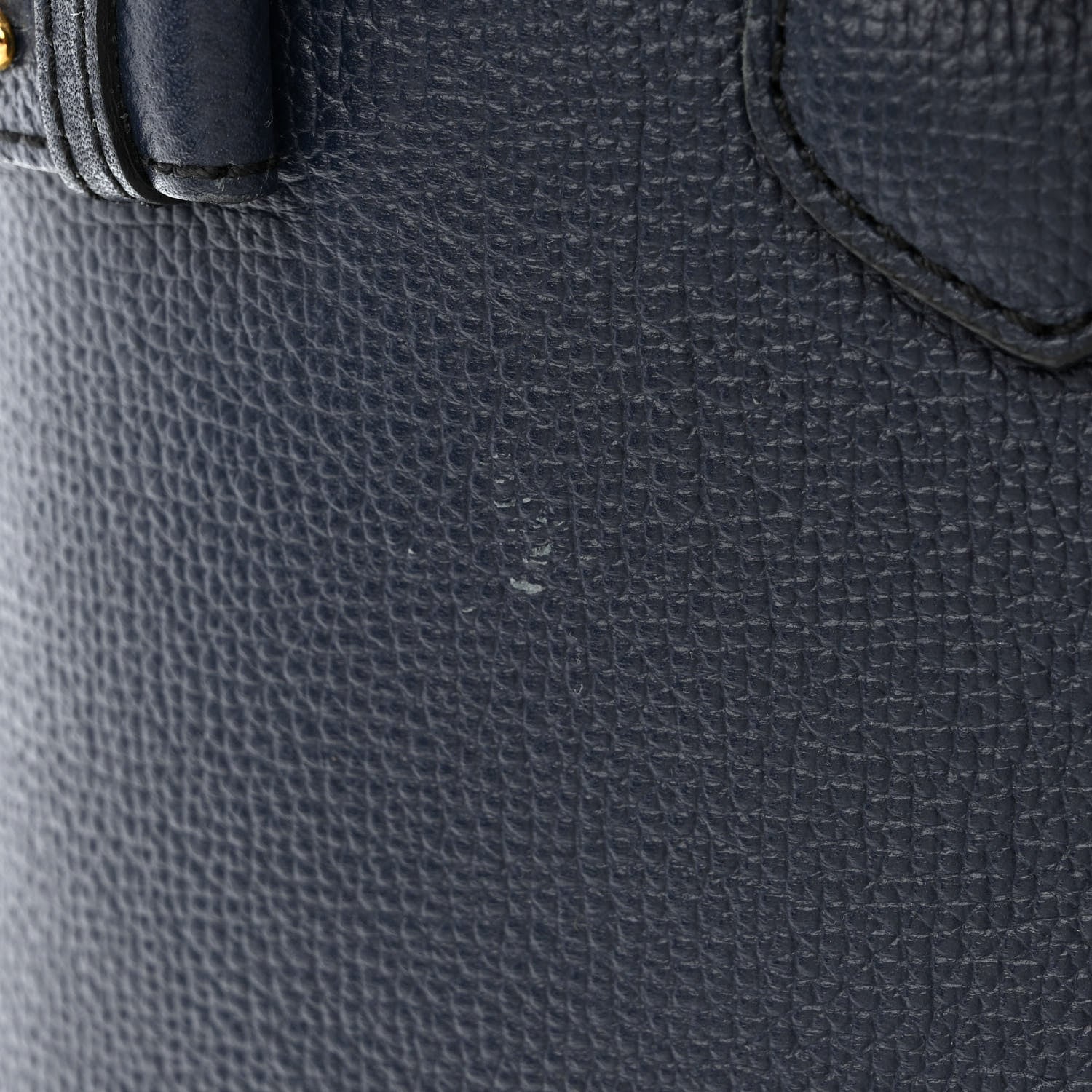 Burberry Derby Calfskin House Check Medium Banner Tote Ink Blue 14 of 15