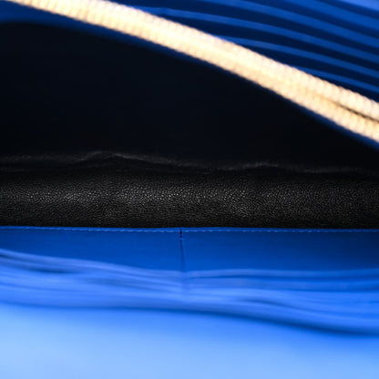 Saint Laurent Calfskin Classic Y Ligne Chain Wallet Bleu Majorelle 5 of 15