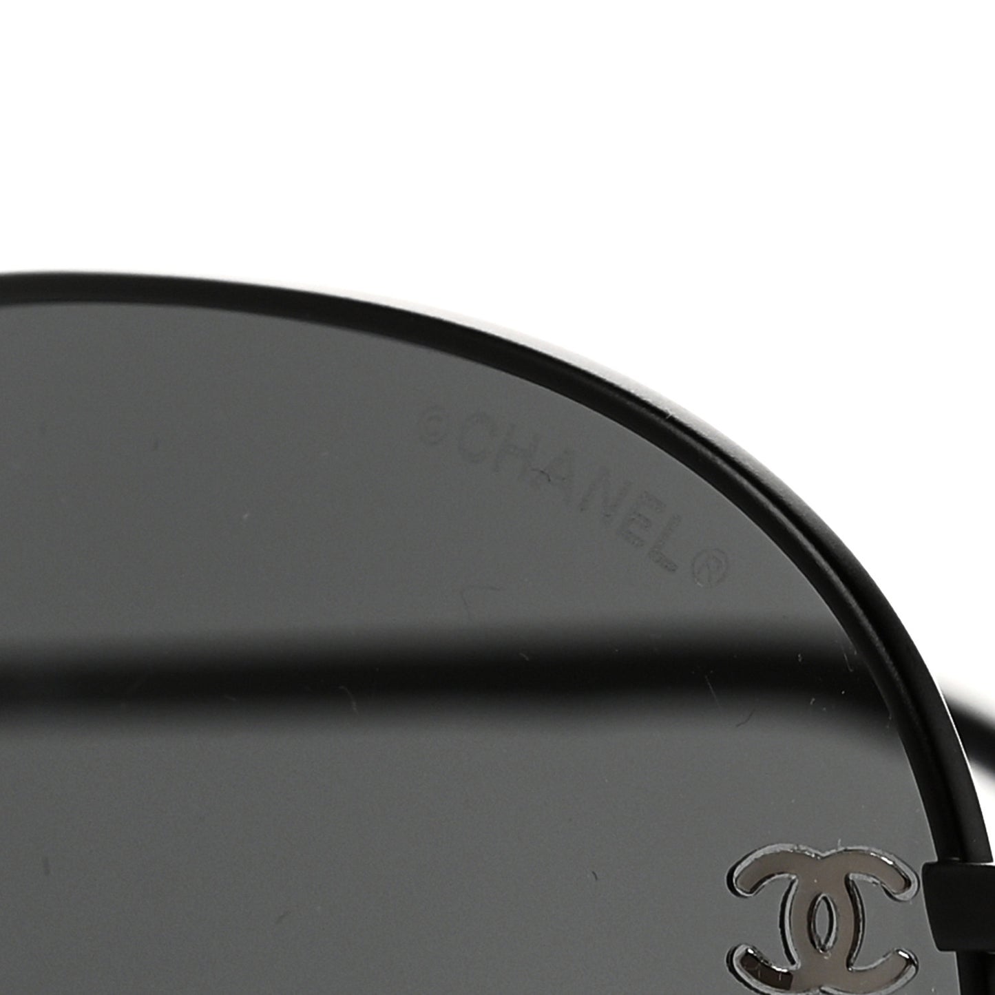Metal Aviator CC Sunglasses 4189-T-Q Black