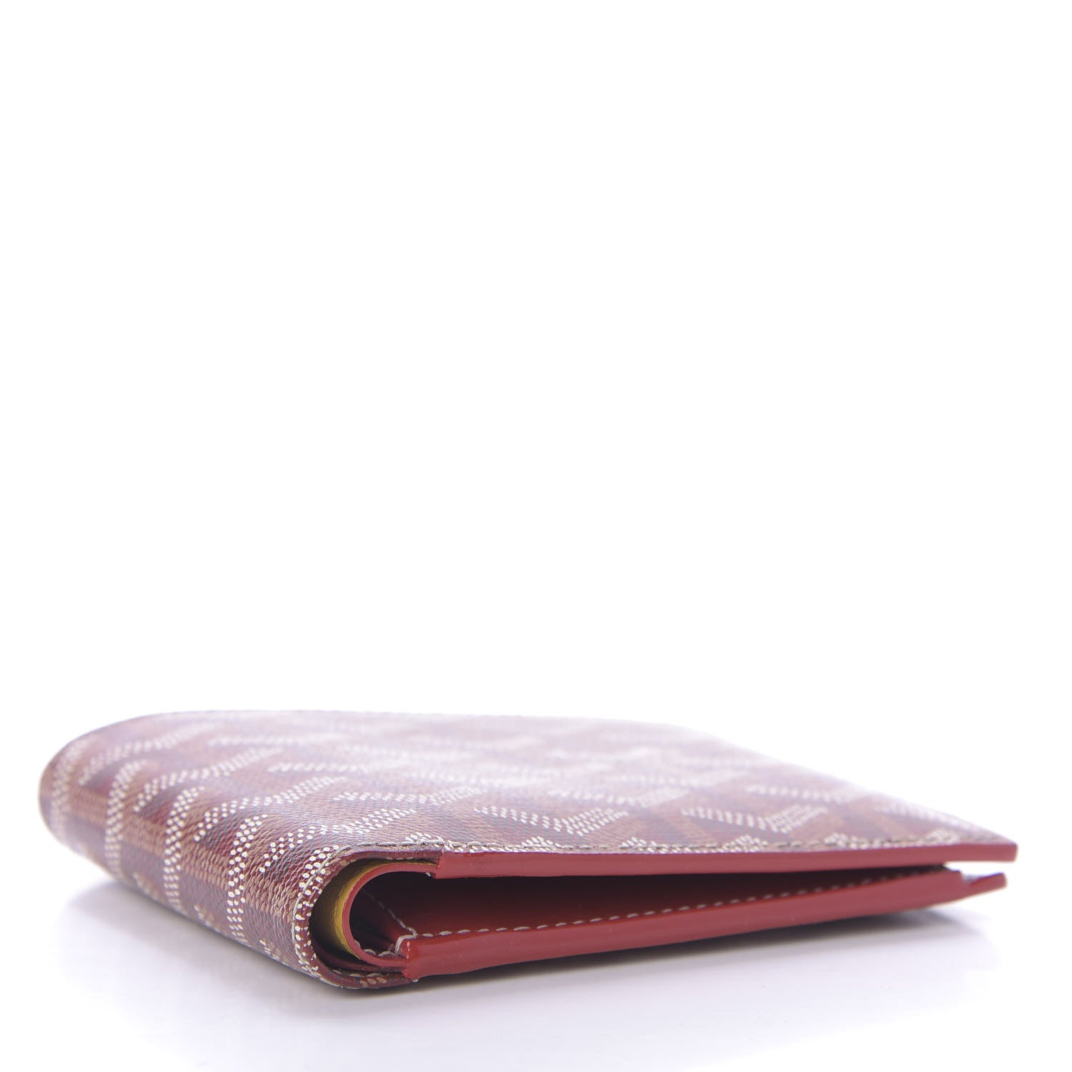 Goyard Goyardine Saint Florentin Bi-Fold Wallet Burgundy 4 of 10