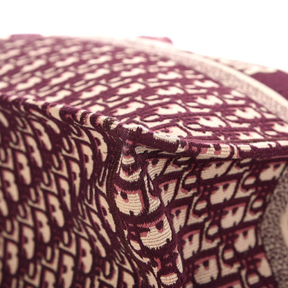 Christian Dior Oblique Large Book Tote Burgundy Multicolor 11 of 12