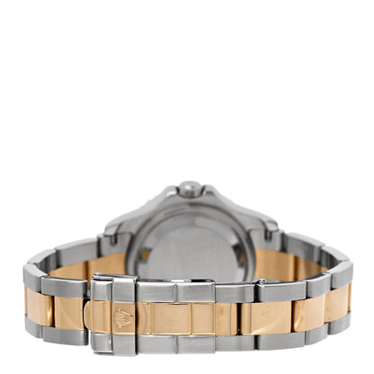 Rolex Stainless Steel 18K Yellow Gold 29mm Oyster Perpetual Date Yacht-Master Watch White 169623 3 of 5