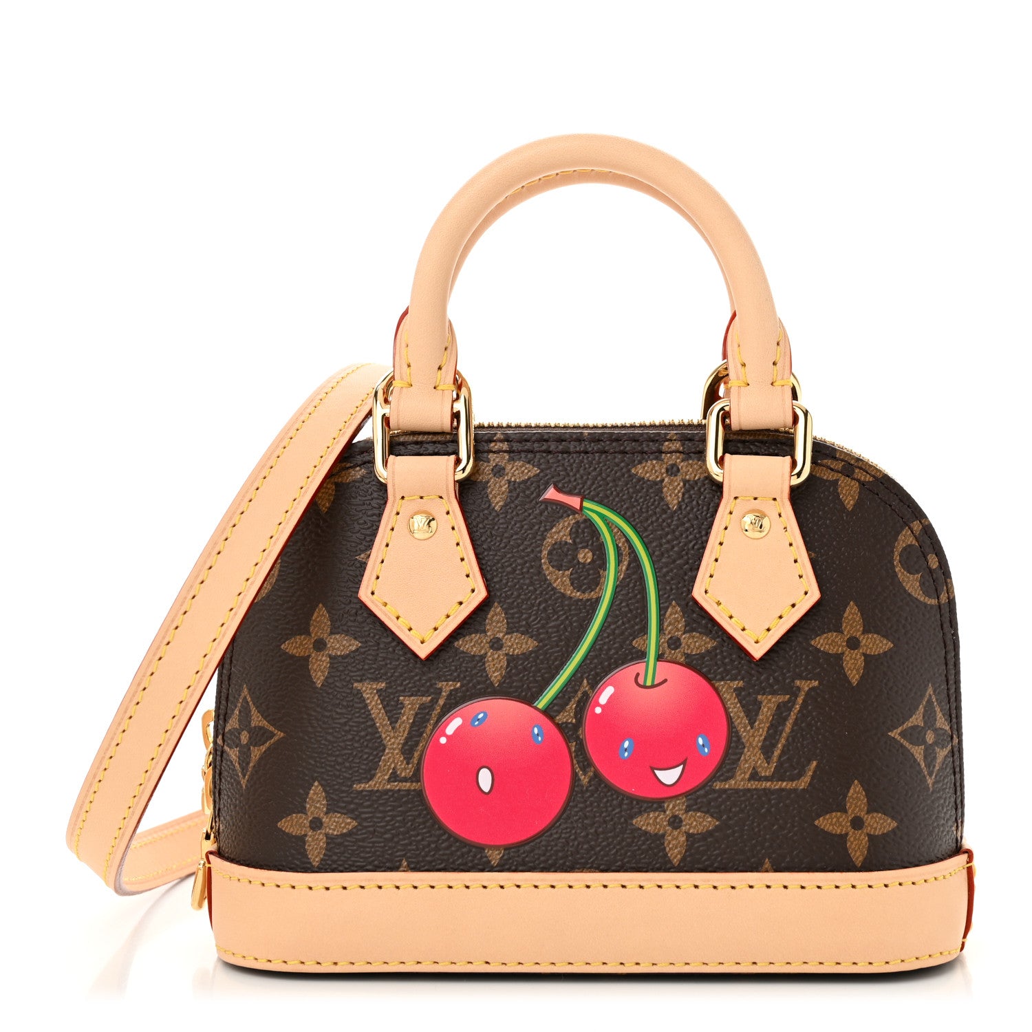 Louis Vuitton LV X TM Monogram Cerises Nano Alma 1 of 9