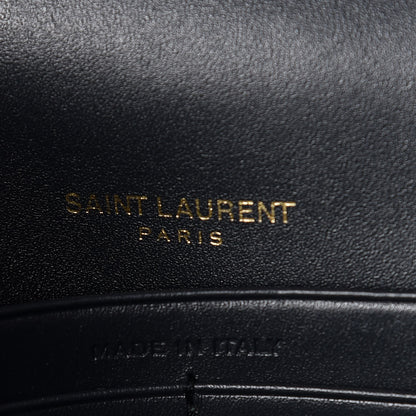 Saint Laurent Smooth Calfskin Classic Monogram Kate Tassel Chain Wallet Dark Leaf 7 of 10