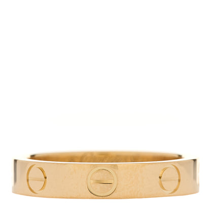 Cartier 18K Yellow Gold 3.5mm LOVE Wedding Band Ring 49 4.75 1 of 5