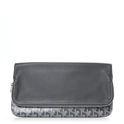Goyard Goyardine Sainte Marie Soft Clutch Grey 1 of 6
