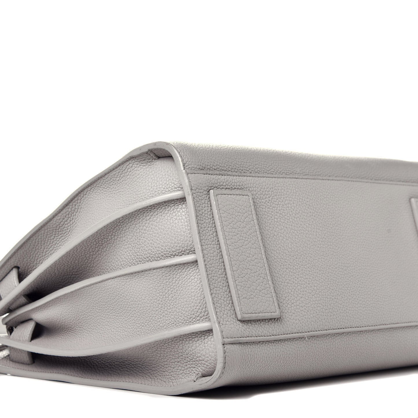 Grained Calfskin Small Supple Sac De Jour Grey