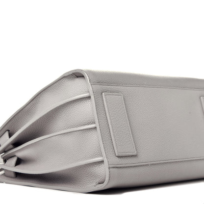 Saint Laurent Grained Calfskin Small Supple Sac De Jour Grey 9 of 10