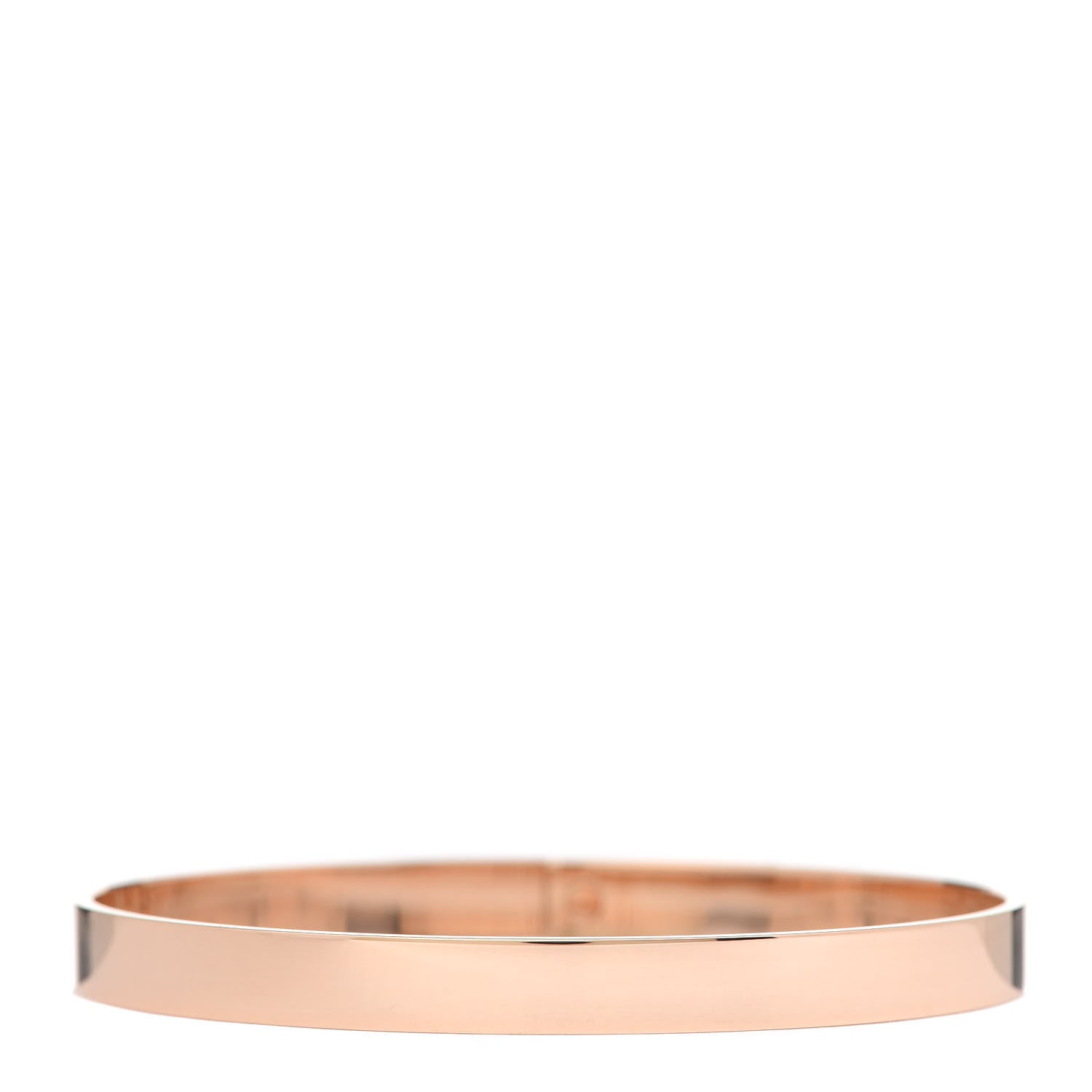 Hermes 18K Rose Gold Diamond PM Kelly Pave Bracelet SH 3 of 6