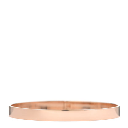 Hermes 18K Rose Gold Diamond PM Kelly Pave Bracelet SH 3 of 6