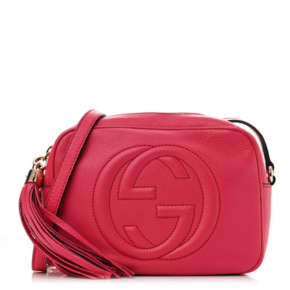 Gucci Pebbled Calfskin Small Soho Disco Bag Pink 1 of 11