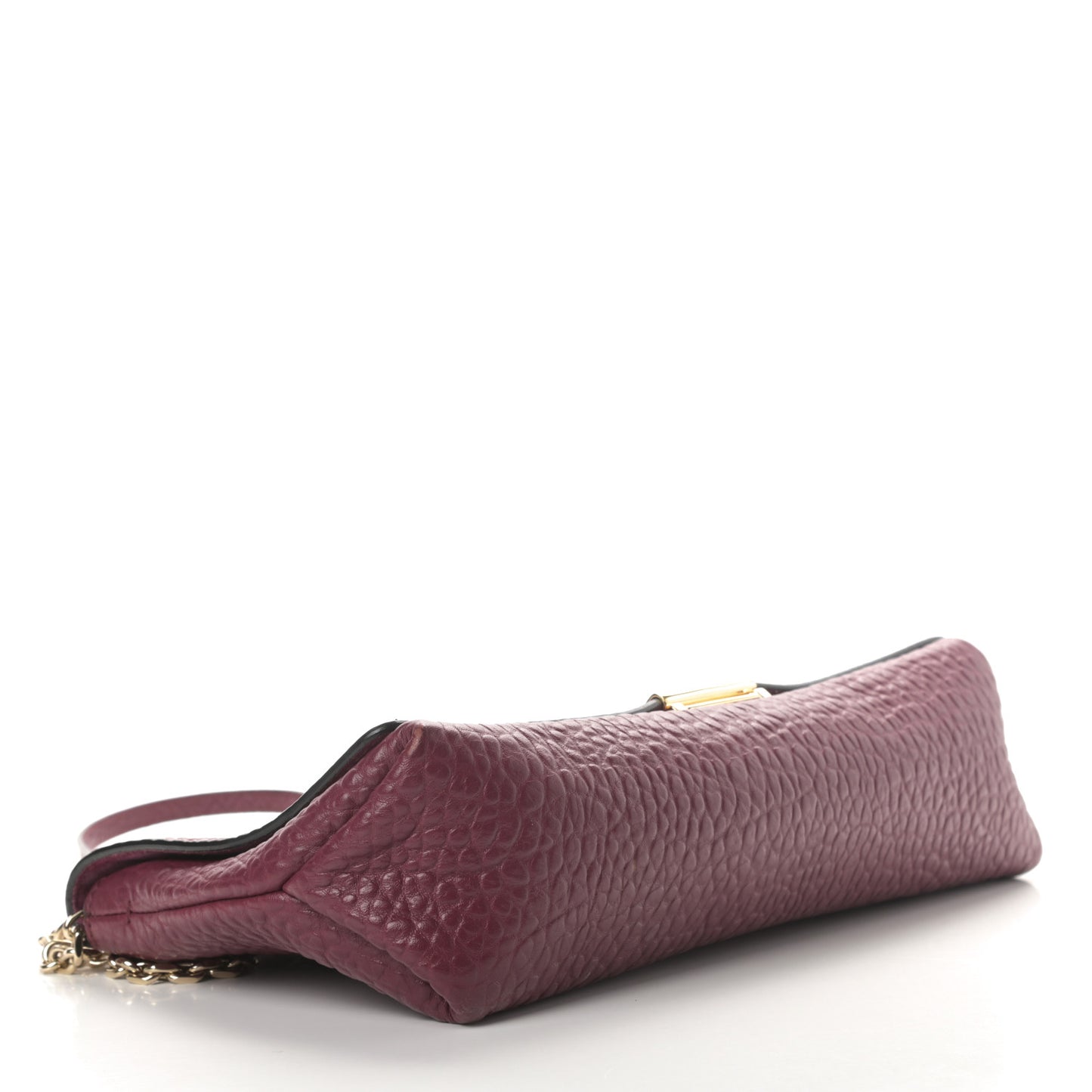 Signature Grain Medium Mildenhall Crossbody Bag Dark Plum