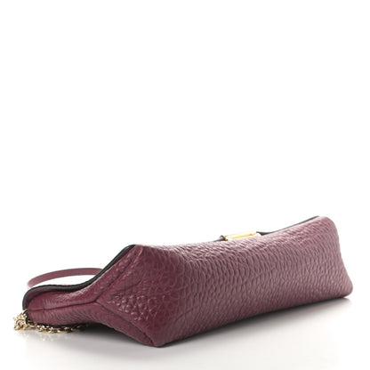 Burberry Signature Grain Medium Mildenhall Crossbody Bag Dark Plum 4 of 12