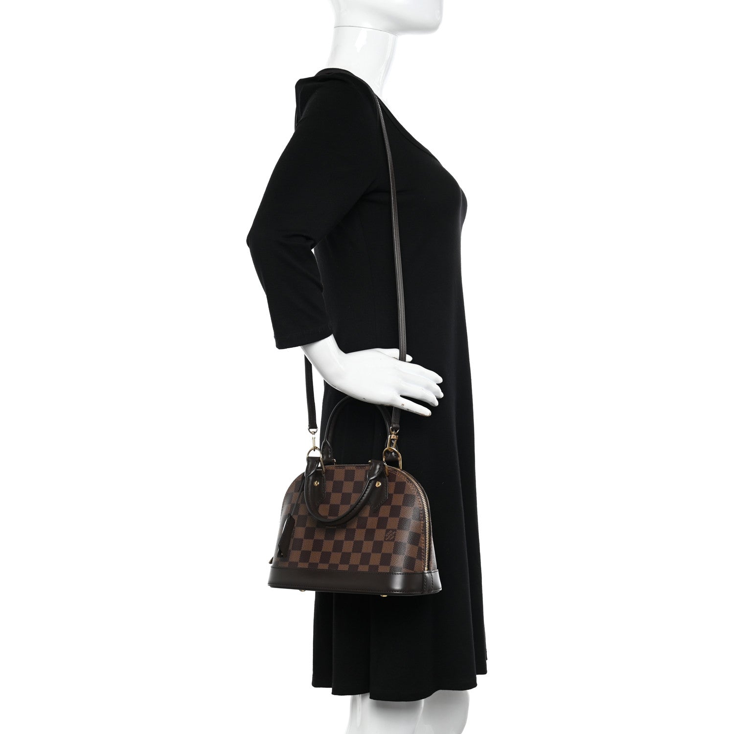 Louis Vuitton Damier Ebene Alma BB 2 of 9