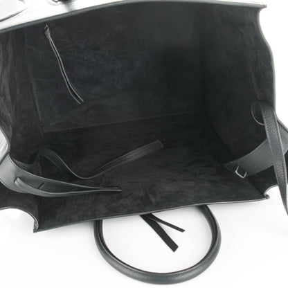 Celine Supple Calfskin Medium Phantom Luggage Black 5 of 7