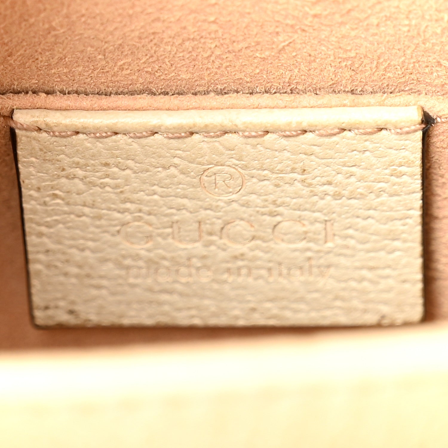 Gucci Textured Calfskin Web Small Ophidia Chain Shoulder Bag Mystic White 6 of 12
