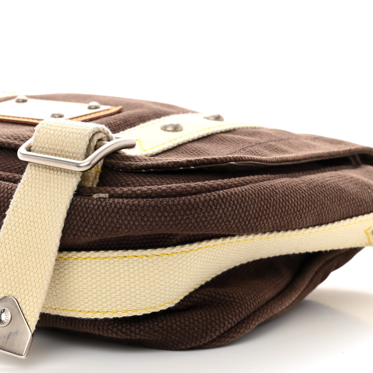 Toile Antigua Besace LV Cup Messenger PM Brown