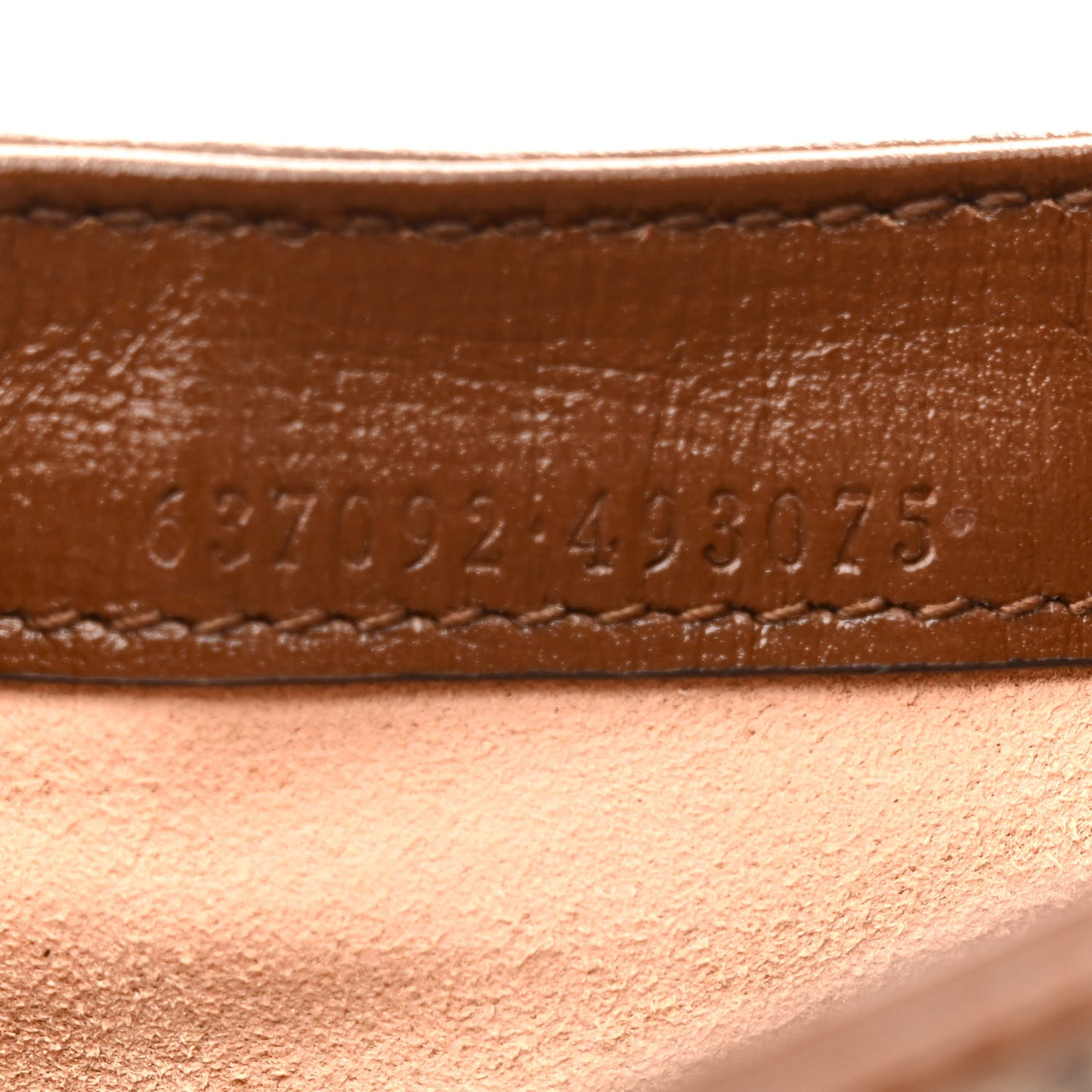 GG Supreme Monogram Azalea Calfskin Web Mini Jackie 1961 Hobo Beige Ebony Brown Sugar