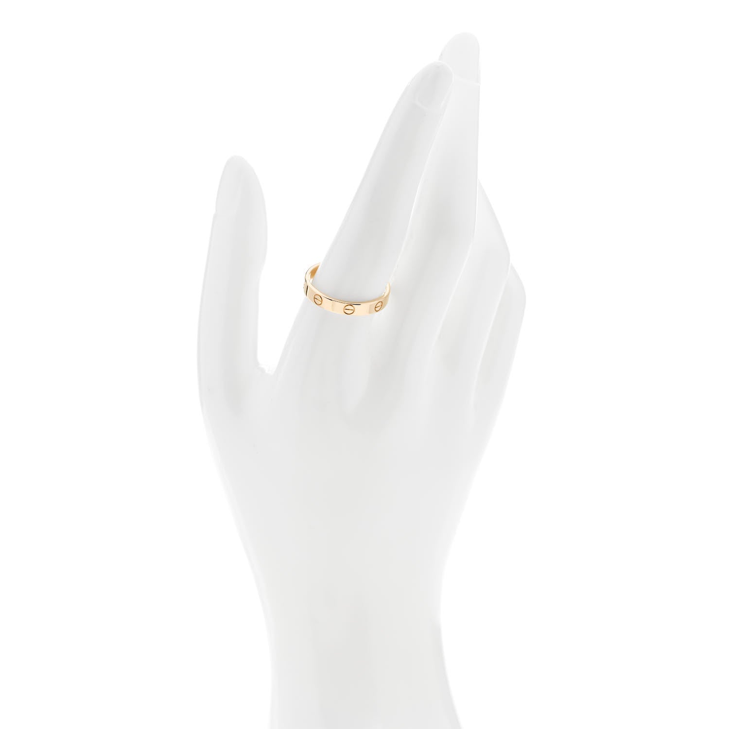 Cartier 18K Yellow Gold 3.5mm LOVE Wedding Band Ring 61 9.5 2 of 5