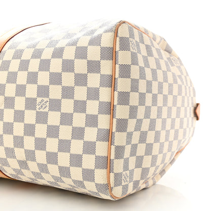 Louis Vuitton Damier Azur Keepall 50 9 of 10