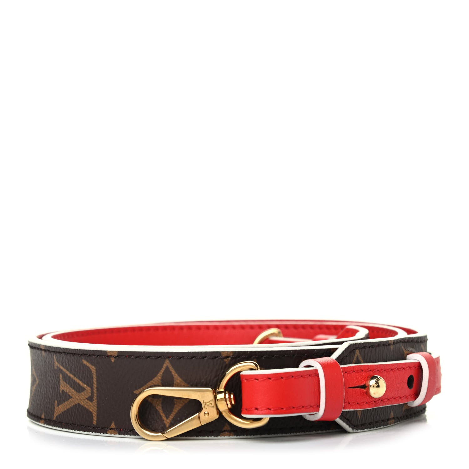 Louis Vuitton Monogram Bandouliere Shoulder Strap XL Coquelicot 1 of 4