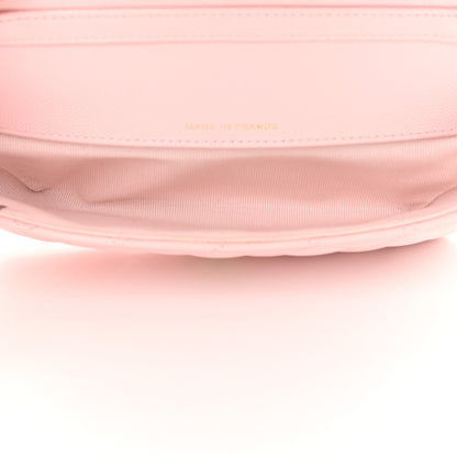 Chanel Caviar Quilted Glasses Case With Chain Light Pink 5 of 14