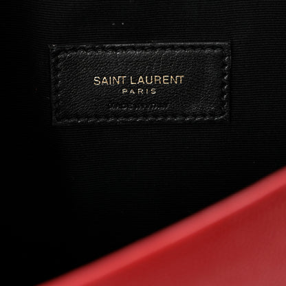Saint Laurent Grain De Poudre Uptown Pouch Opyum Red 6 of 7