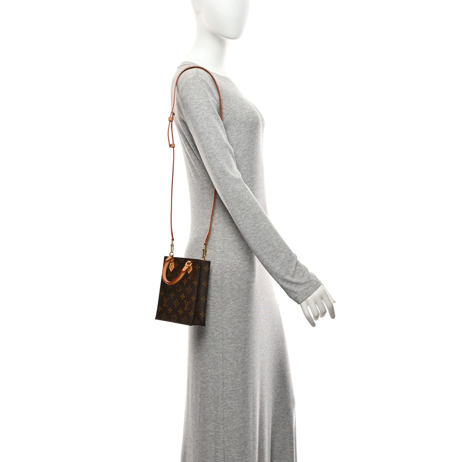 Louis Vuitton Monogram Petit Sac Plat 2 of 9
