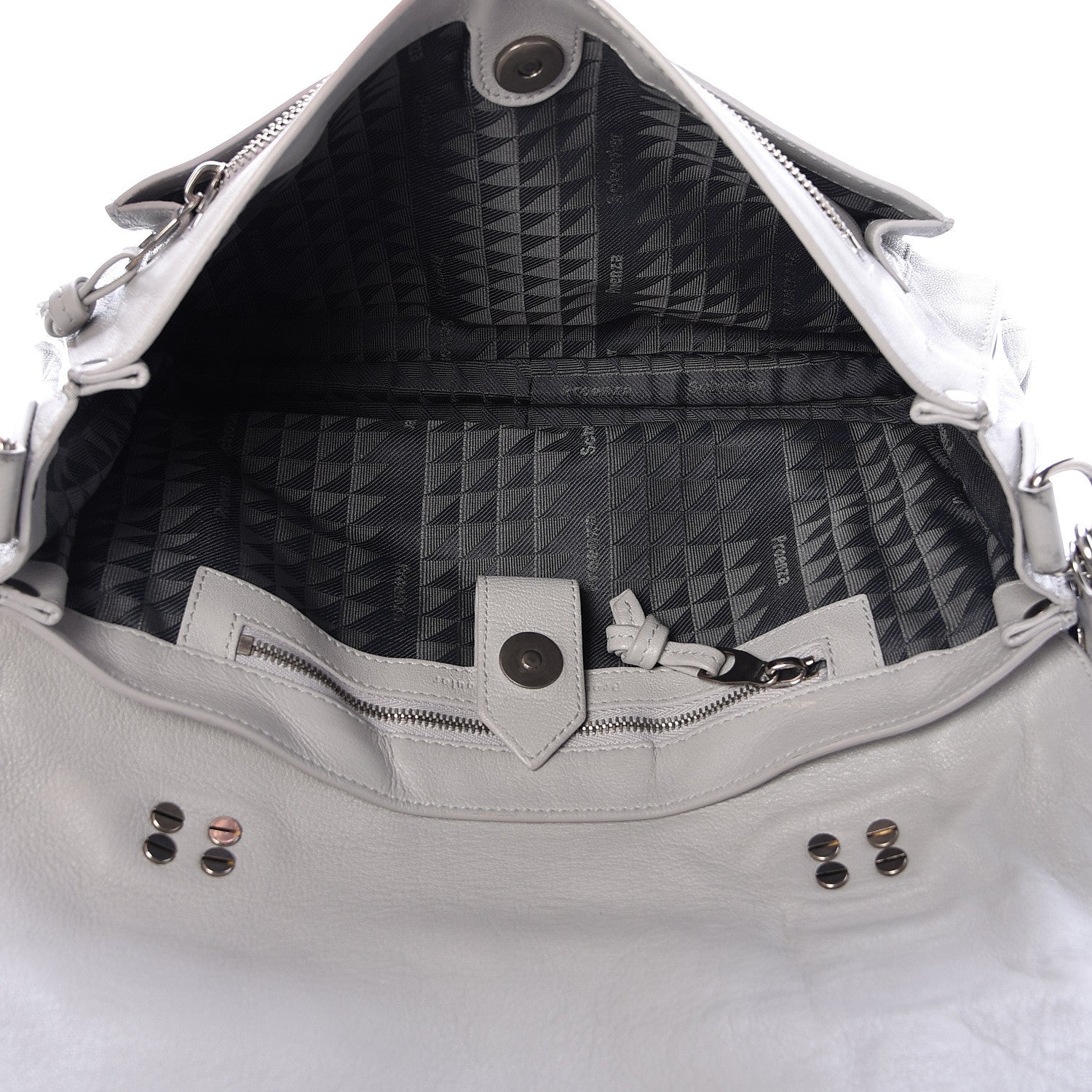 Proenza Schouler Lambskin Medium PS1 Satchel Pale Steel 5 of 19
