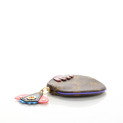 Louis Vuitton Monogram Totem Round Coin Purse Magenta 4 of 8