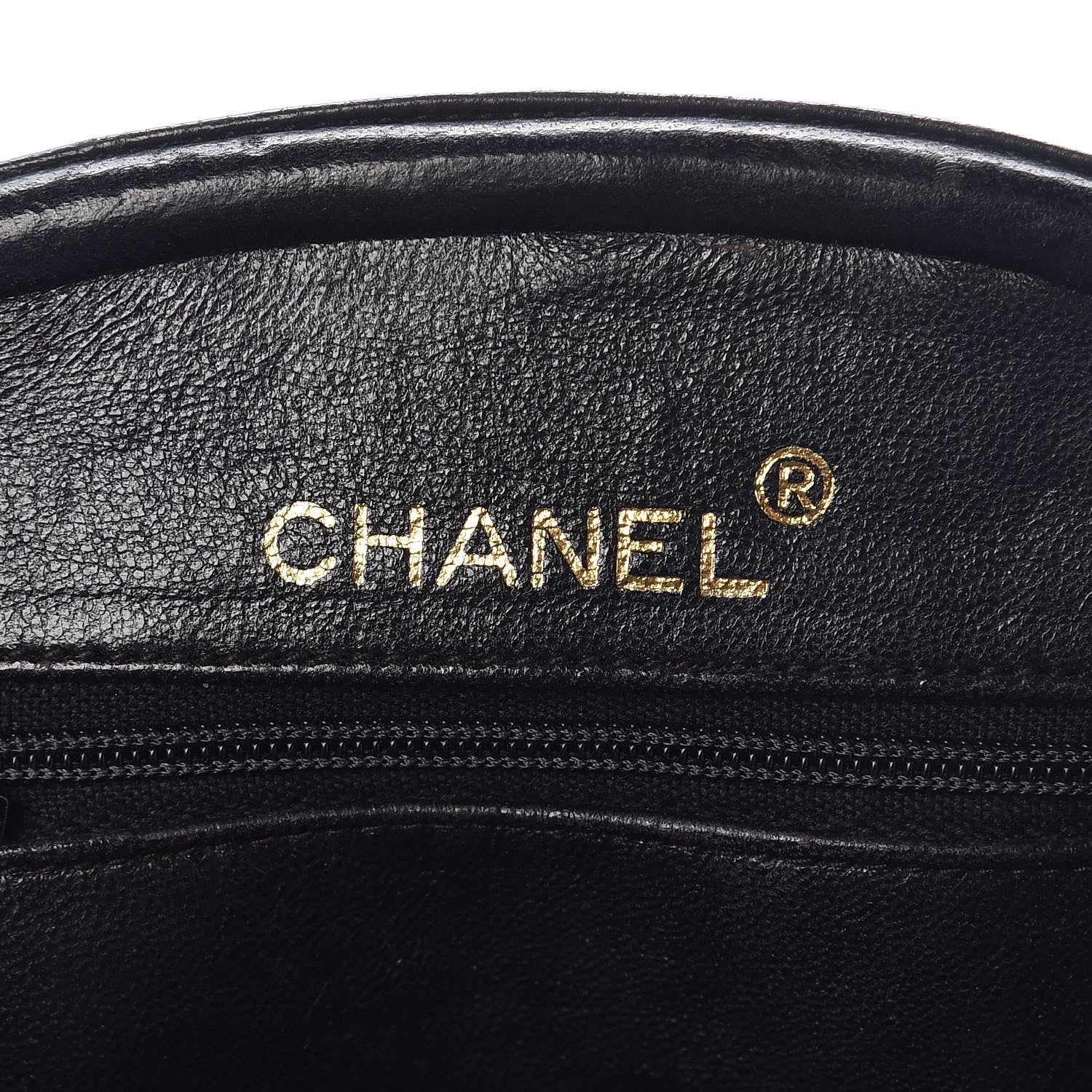 Chanel Lambskin Quilted Frame Bag Black 6 of 8
