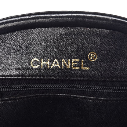 Chanel Lambskin Quilted Frame Bag Black 6 of 8
