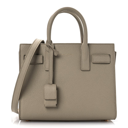 Saint Laurent Calfskin Nano Sac De Jour Beige 1 of 11