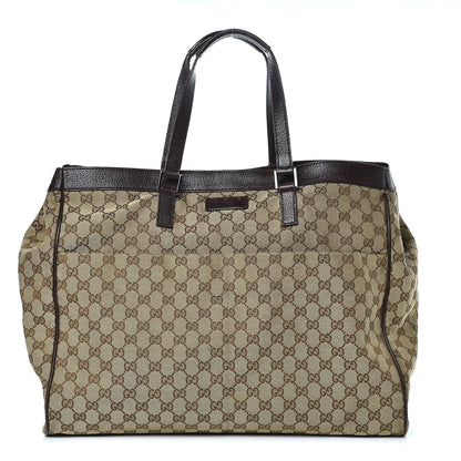 Gucci Soft GG Supreme Monogram Tote Dark Brown 1 of 14