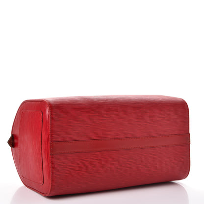 Louis Vuitton Epi Speedy 30 Rouge 4 of 11