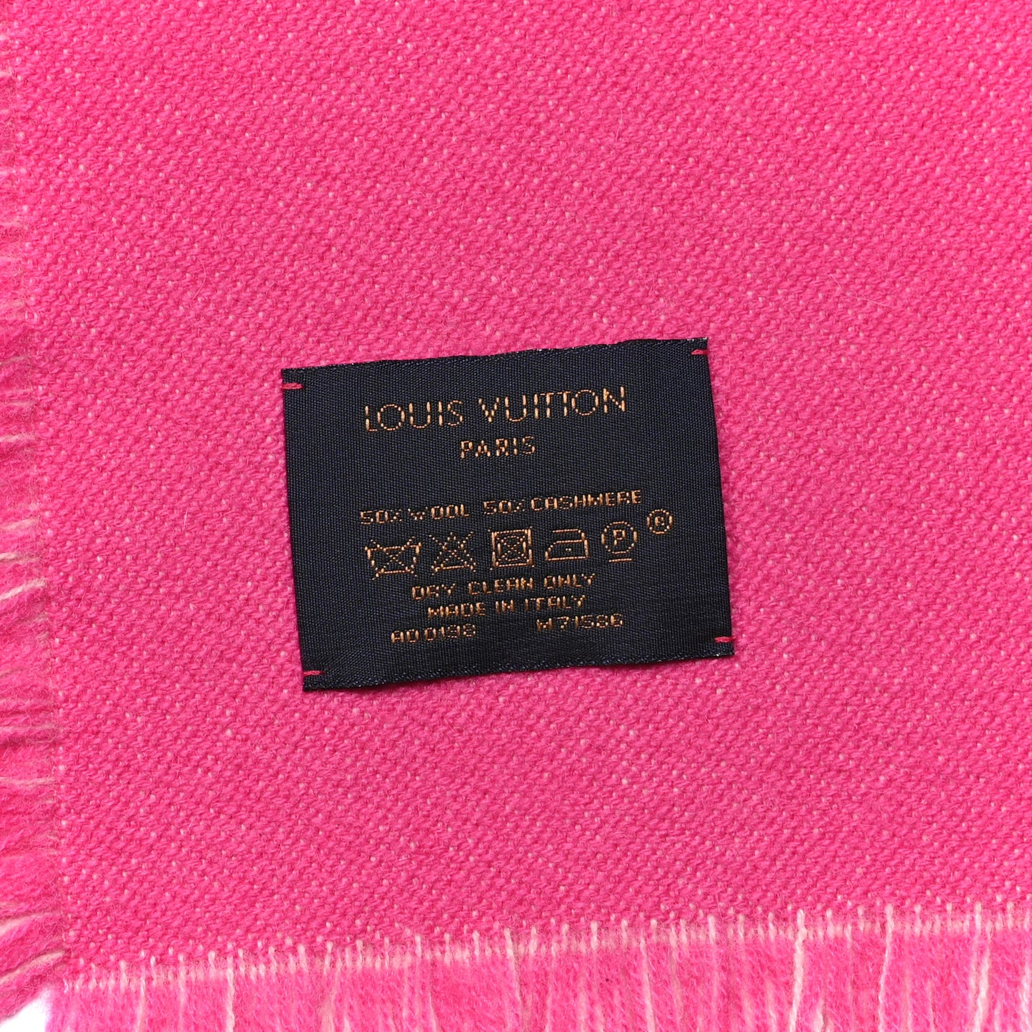 Wool Cashmere Echarpes Team Scarf Pink