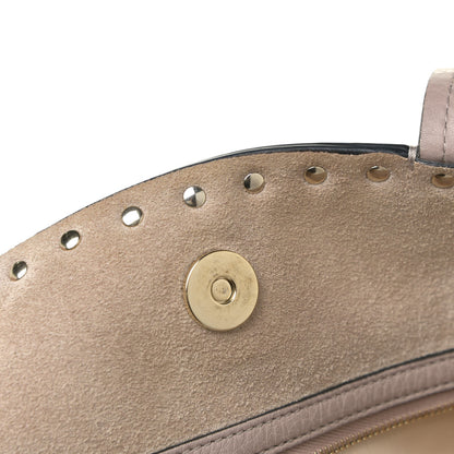 Valentino Garavani Grained Calfskin Rockstud Shoulder Tote Poudre 10 of 13