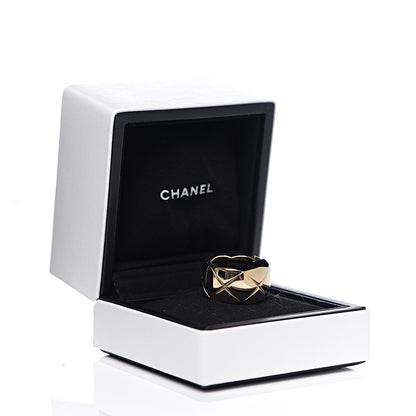 Chanel 18K Yellow Gold Medium Coco Crush Ring 51 5.75 7 of 7