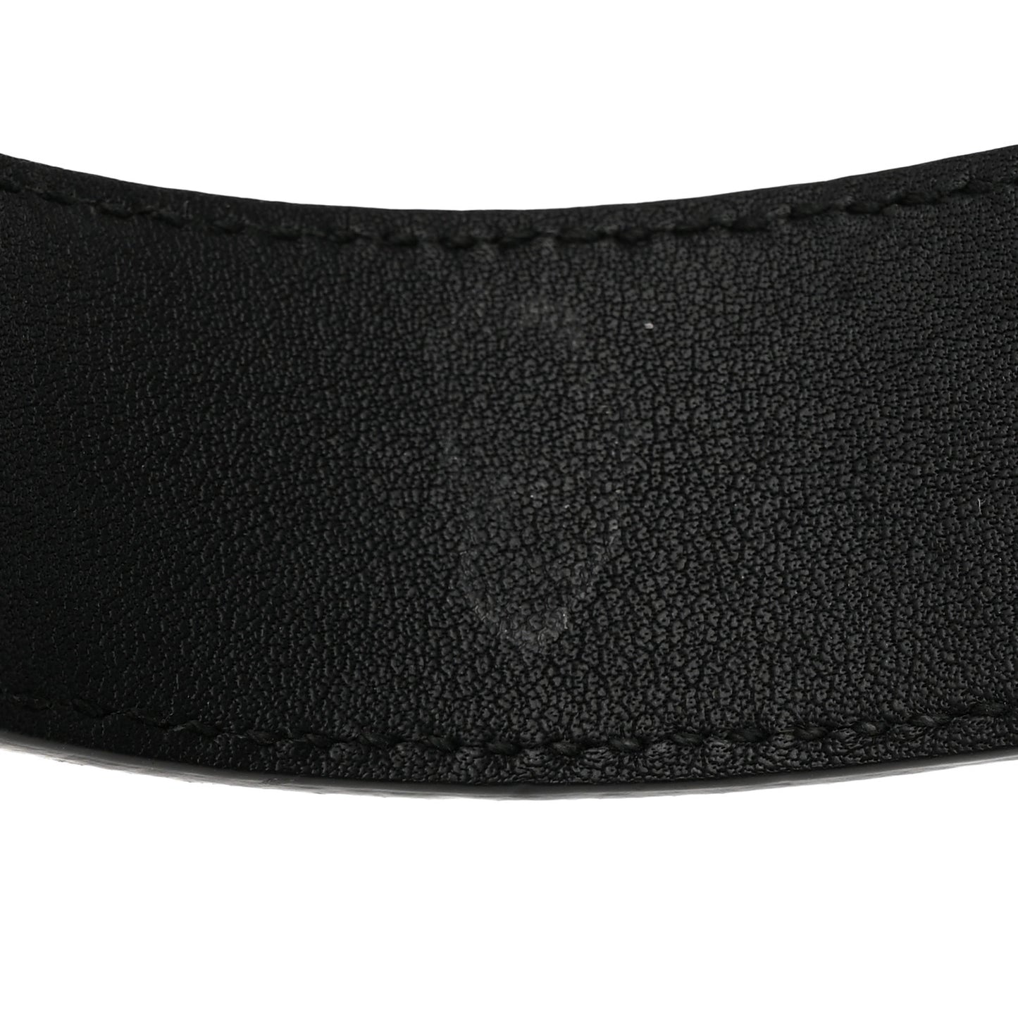 Moon Calfskin Double G 30mm Belt 80 32 Black
