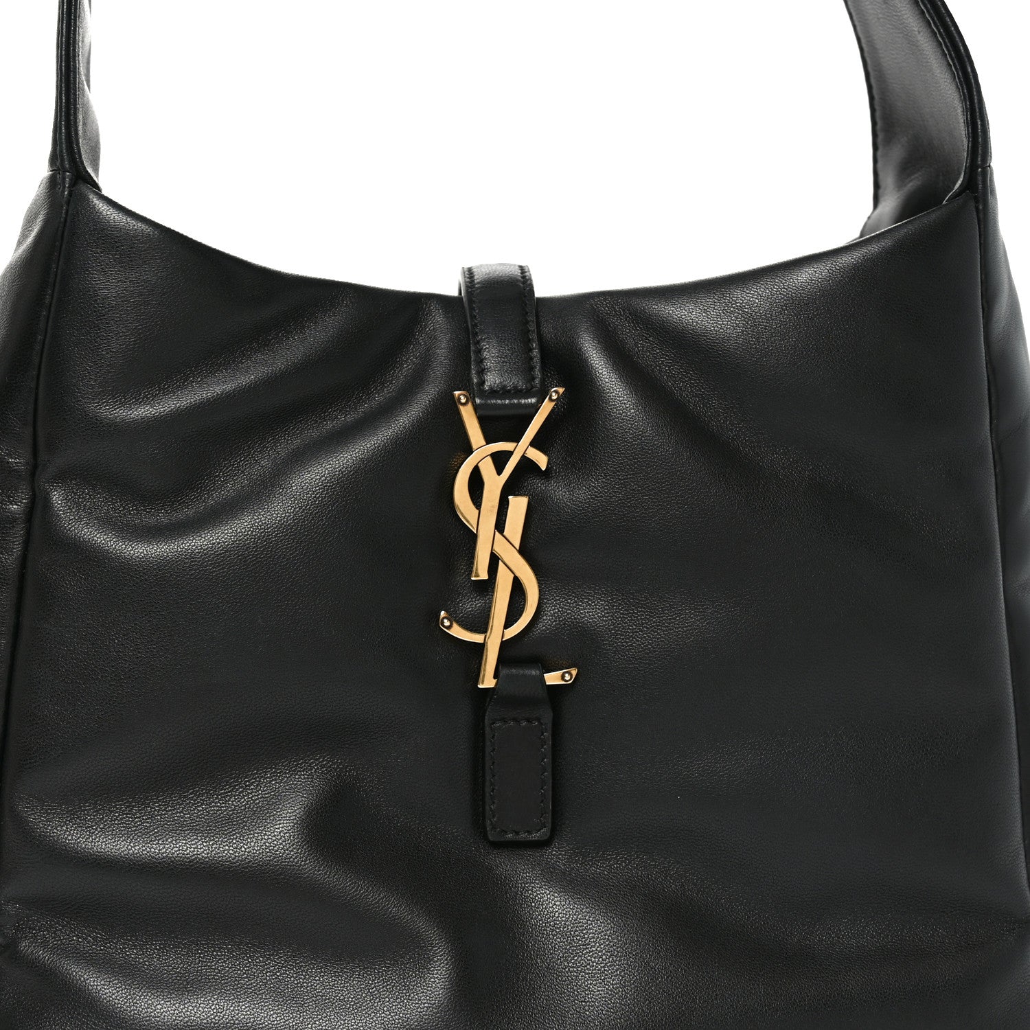 Saint Laurent Padded Lambskin Small Le 5 A 7 Supple Hobo Black 8 of 10