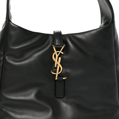 Saint Laurent Padded Lambskin Small Le 5 A 7 Supple Hobo Black 8 of 10