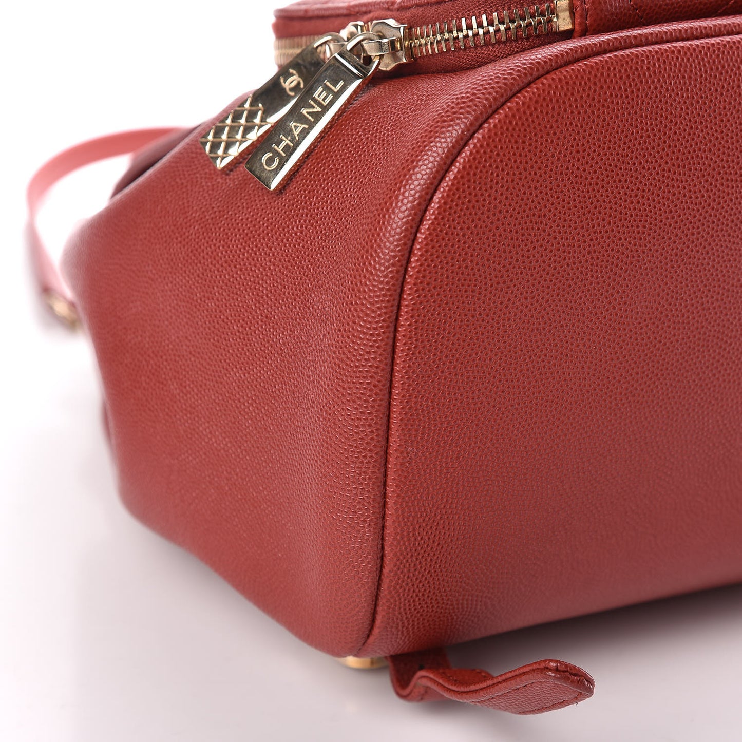 Caviar Quilted Business Affinity Backpack Burgundy