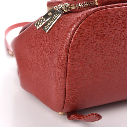 Chanel Caviar Quilted Business Affinity Backpack Burgundy 5 of 11